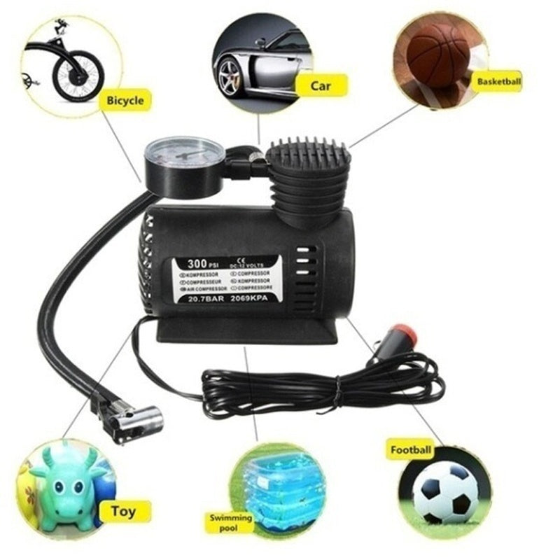 Mini Compresor de Aire 12V 300PSI