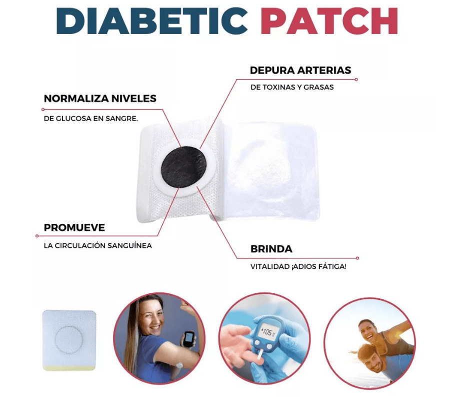 PARCHES PARA DIABETES - REGULACIÓN DE AZUCAR EN LA SANGRE - TERAPIA TCM