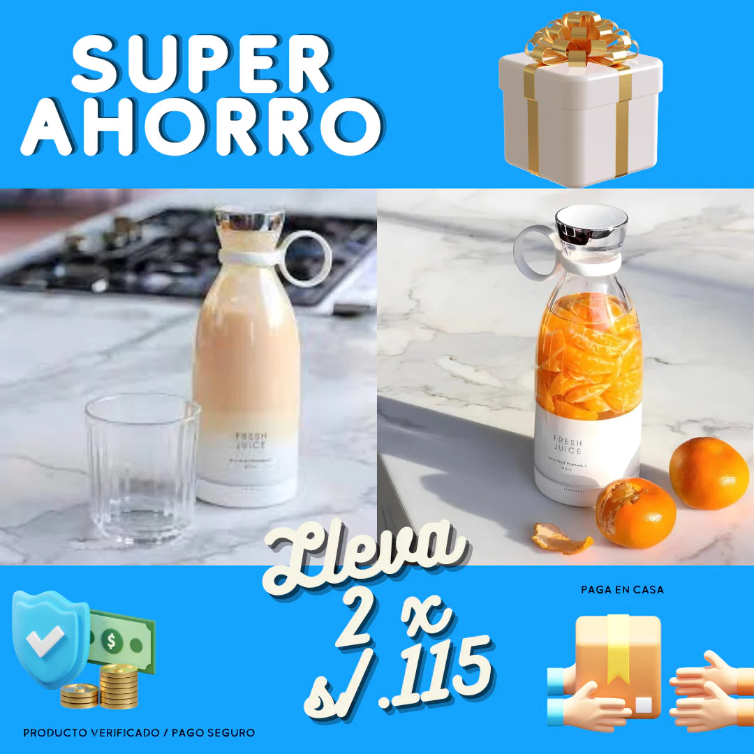 Mini Licuadora portátil Fresh Blender PRO🍊 💪