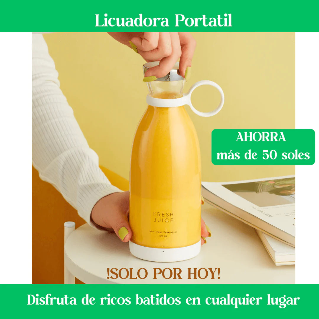 Mini Licuadora portátil Fresh Blender PRO🍊 💪