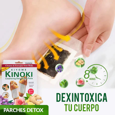 🌿 PARCHES DESINTOXICANTES  KINOKI KIYOME🌿